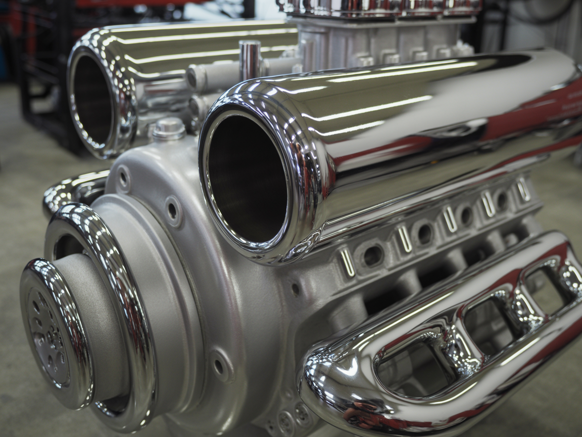 Metallik craftmanship - polished engine parts